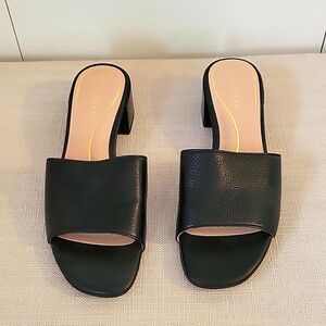 Cole Haan Leather Black Sandals